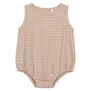 Pouf Baby's Grid Romper